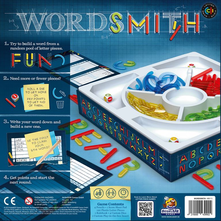 Wordsmith parte posterior de la caja