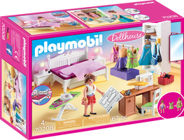 Playmobil® Dollhouse Bedroom with Sewing Corner