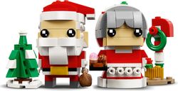 LEGO® BrickHeadz™ Kerstman en Kerstvrouw componenten