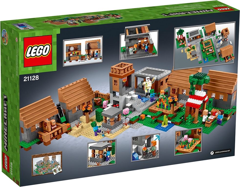 LEGO® Minecraft Het dorp achterkant van de doos