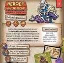 Heroes Welcome: Kickbacks Expansion rückseite der box