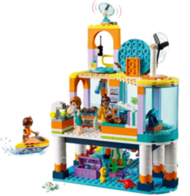 LEGO® Friends Reddingscentrum op zee speelwijze