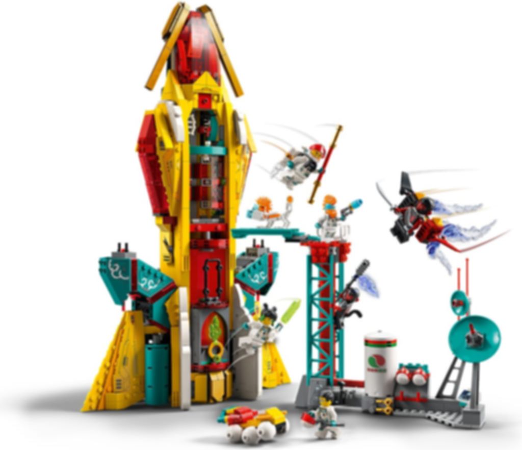 LEGO® Monkie Kid Monkie Kids™ Entdeckerraumschiff spielablauf