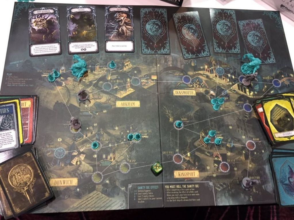 Pandemic: Le Règne de Cthulhu composants