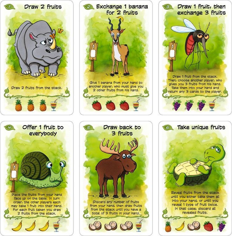 Fabled Fruit cards