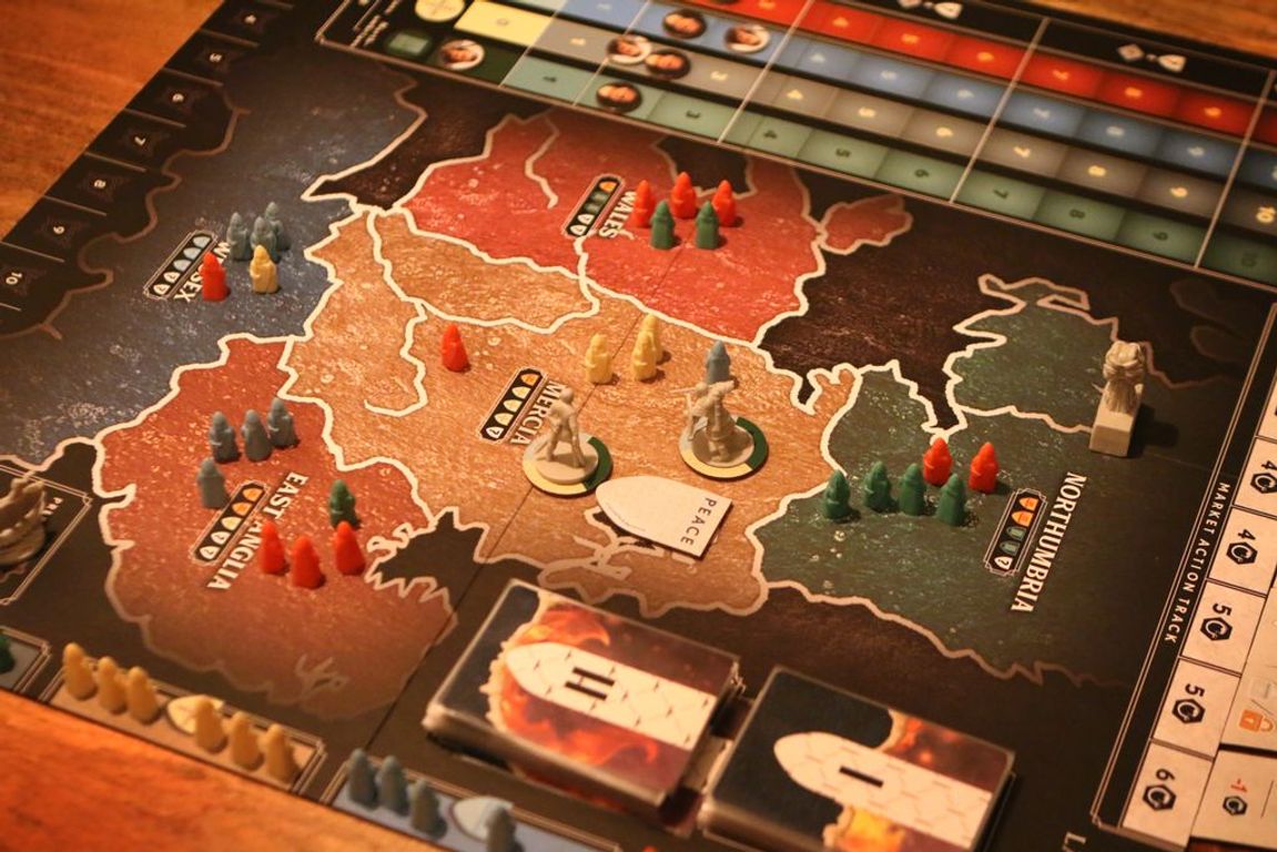 The Last Kingdom Board Game jugabilidad