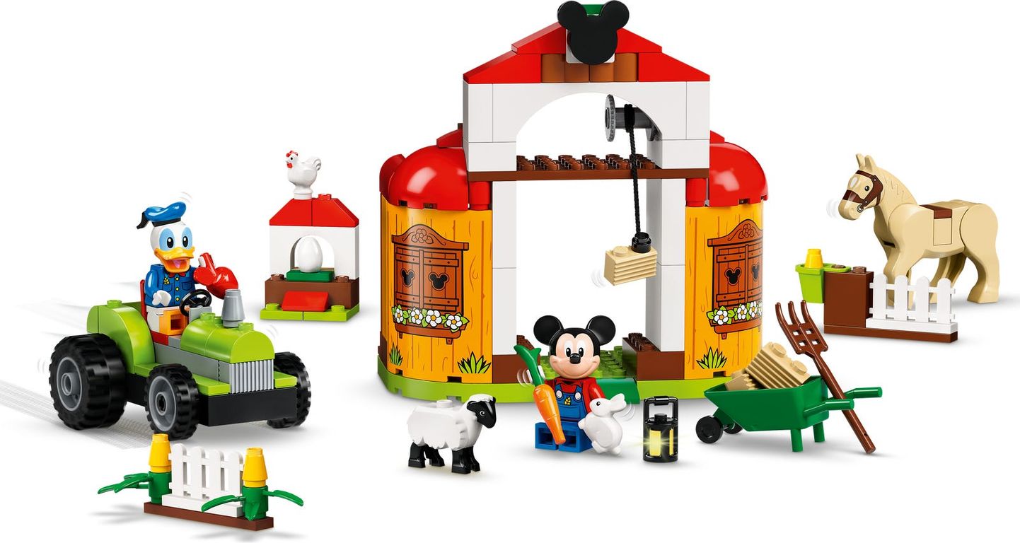 LEGO® Disney Granja de Mickey Mouse y el Pato Donald jugabilidad