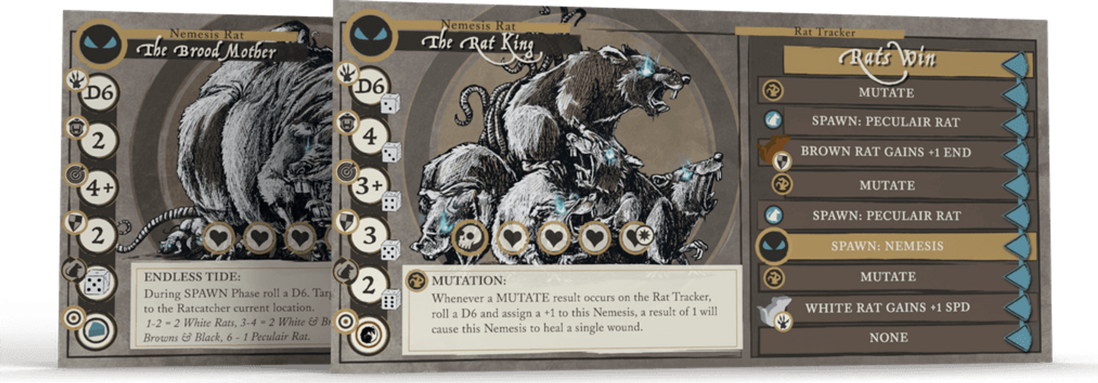 The Ratcatcher: The Solo Adventure Game cartas