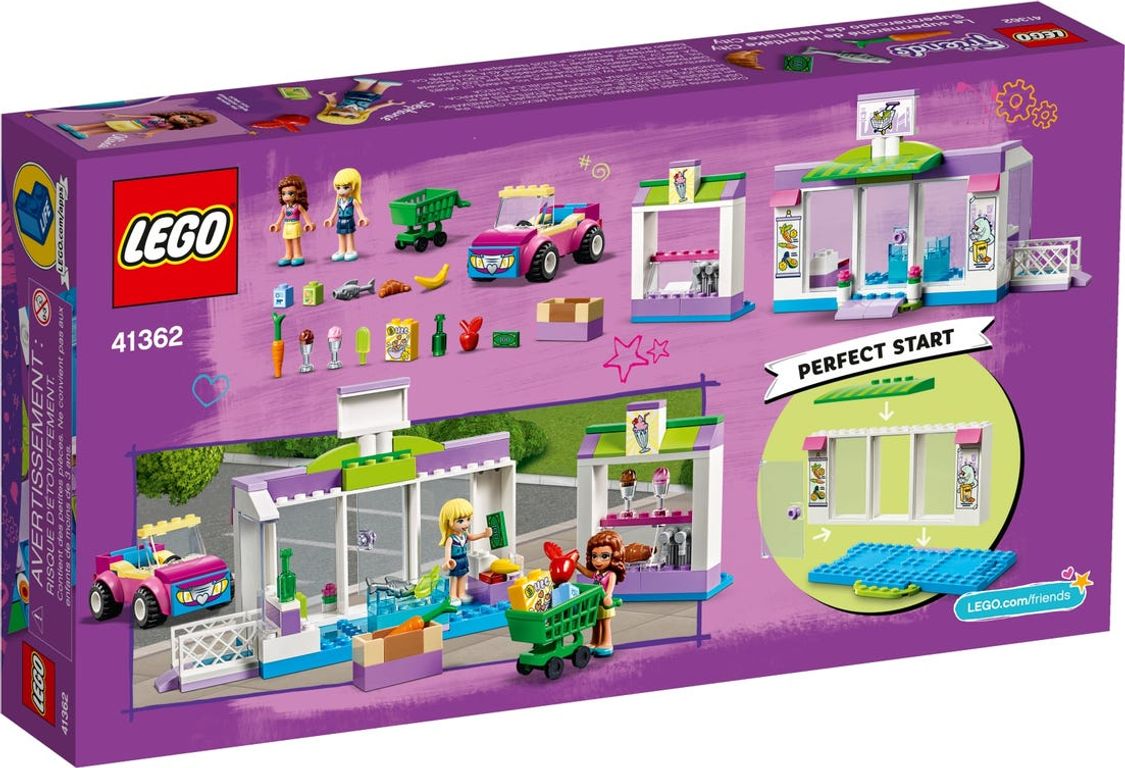 LEGO® Friends Le supermarché de Heartlake City dos de la boîte