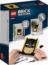 LEGO® Brick Sketches™ Batman™ achterkant van de doos