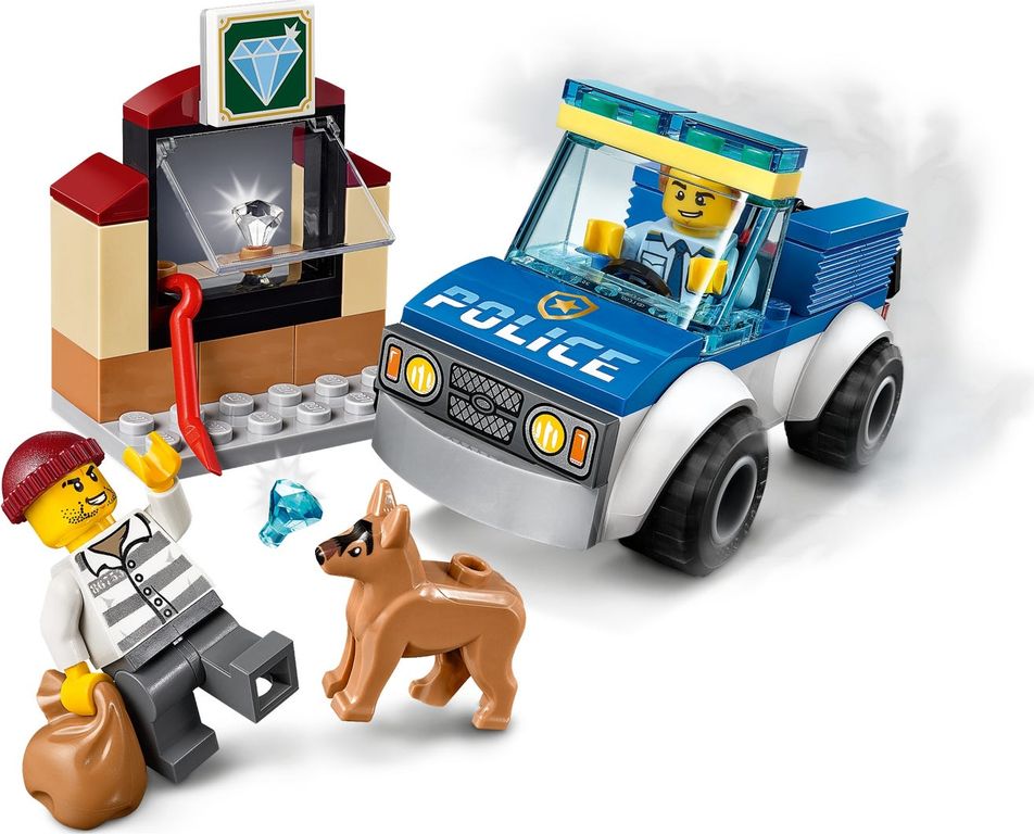 LEGO® City Politie hondenpatrouille speelwijze