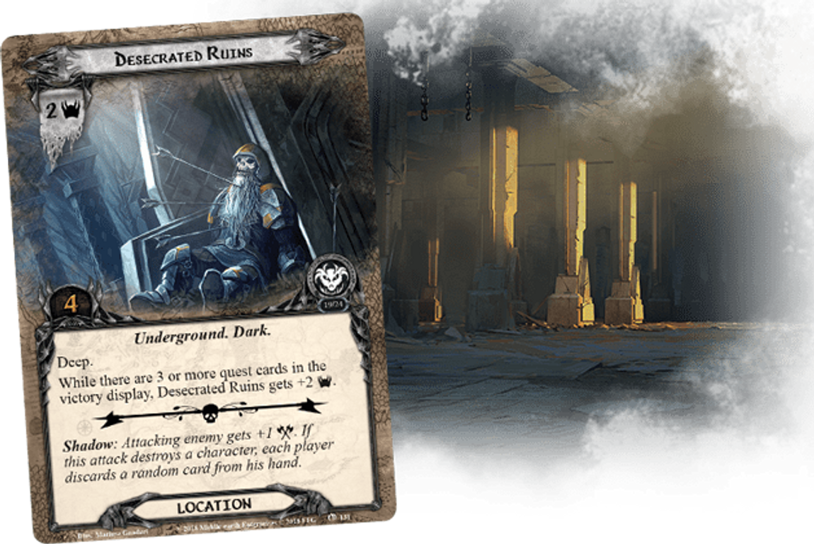 The Lord of the Rings: The Card Game – Mount Gundabad carte