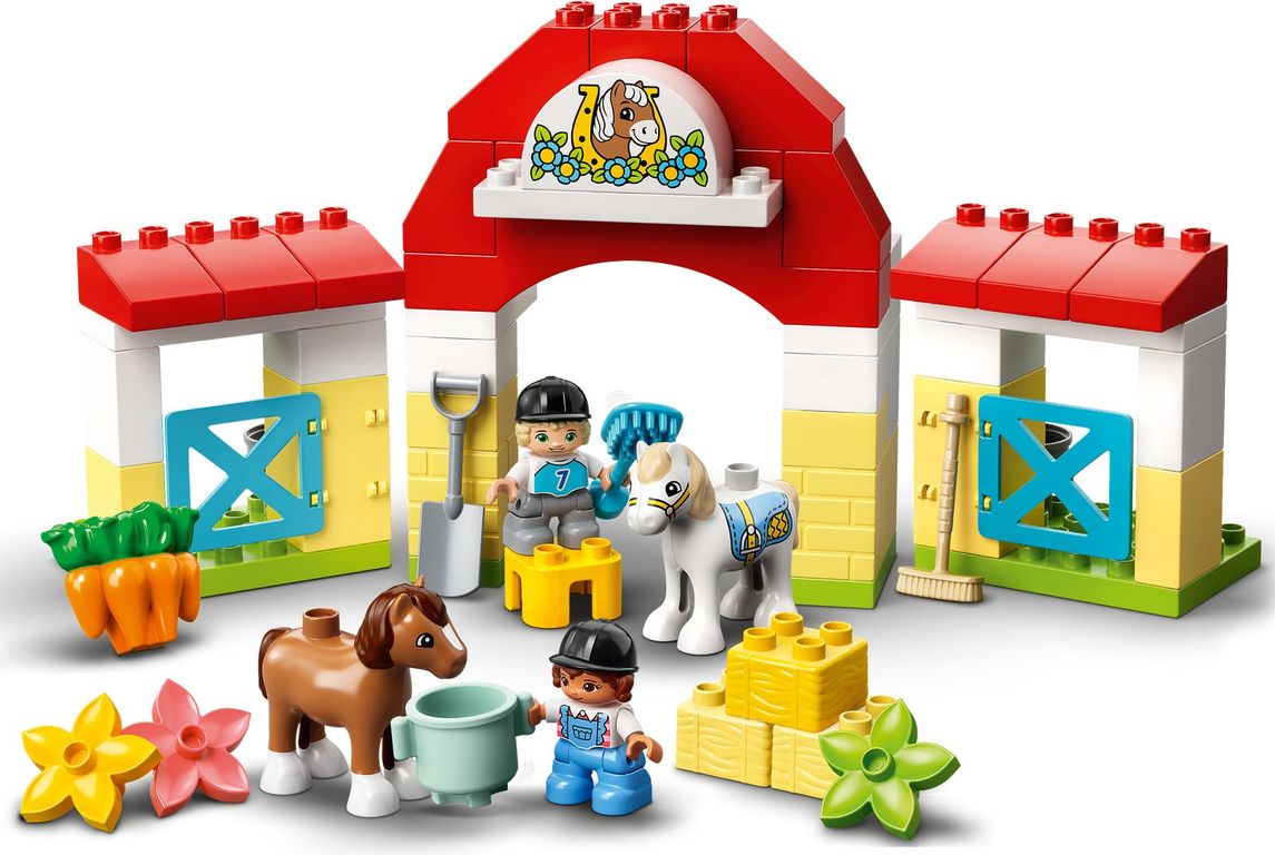 LEGO® DUPLO® Establo con Ponis jugabilidad