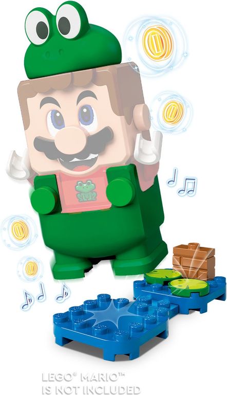 LEGO® Super Mario™ Frosch-Mario Anzug spielablauf