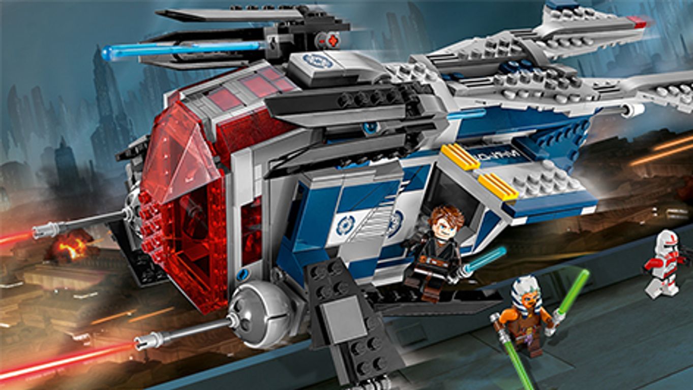 LEGO® Star Wars Coruscant Police Gunship spielablauf