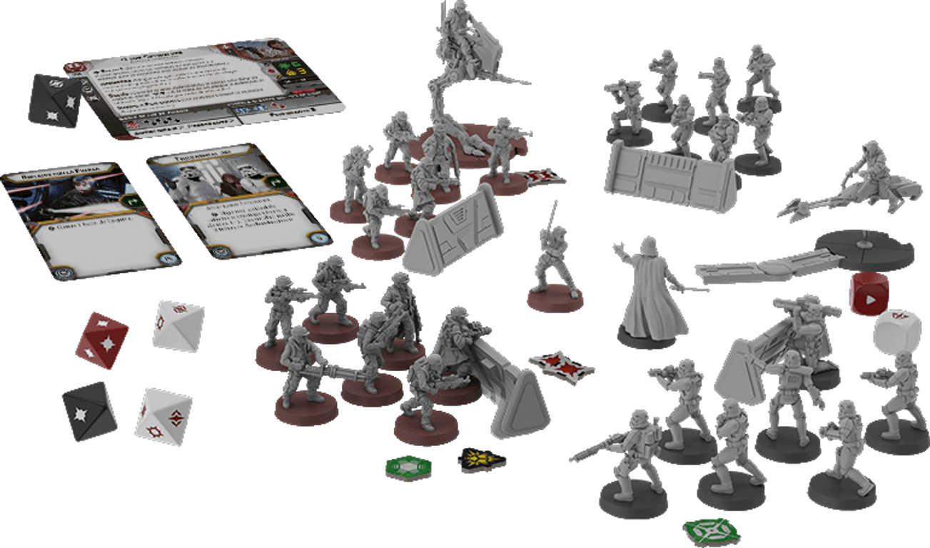 Star Wars: Legion - Grundspiel komponenten