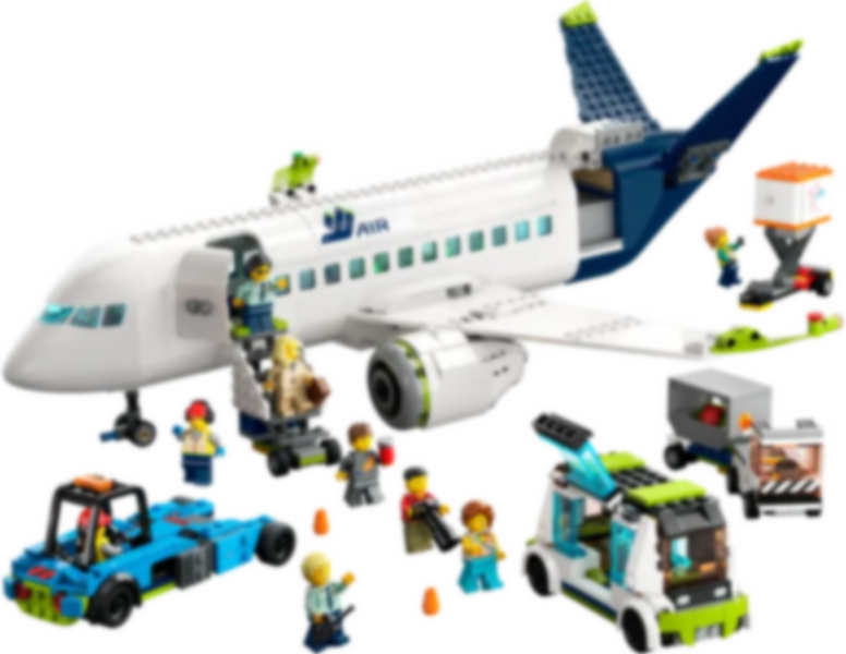 LEGO® City Passagierflugzeug komponenten