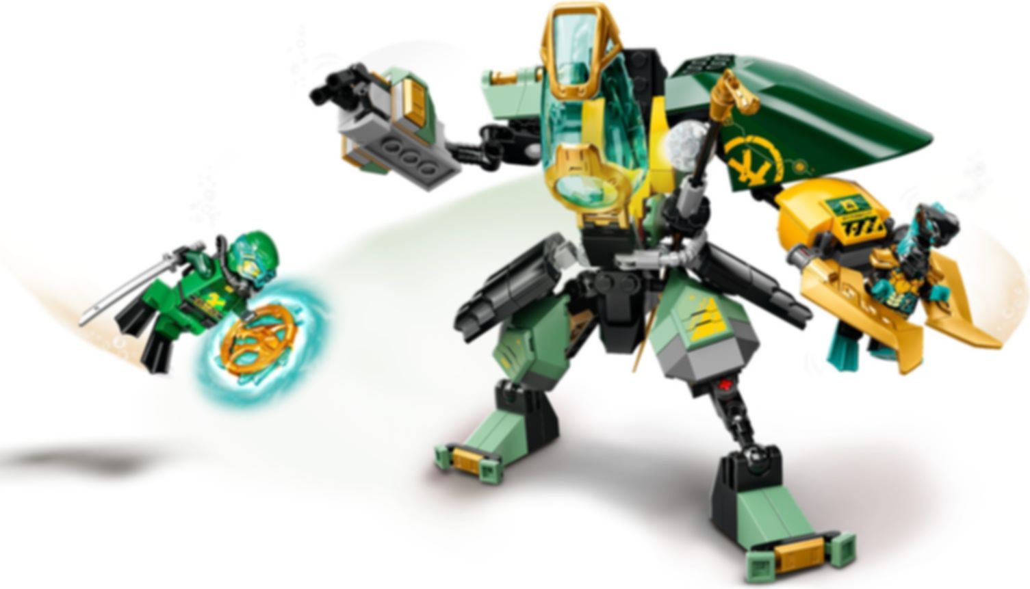 LEGO® Ninjago Le robot Hydro de Lloyd gameplay