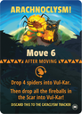 Fireball Island: The Curse of Vul-Kar - Spider Springs Arachnoclysm karte