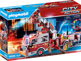 Playmobil® City Action Rescue Vehicles: Fire Engine with Tower Ladder