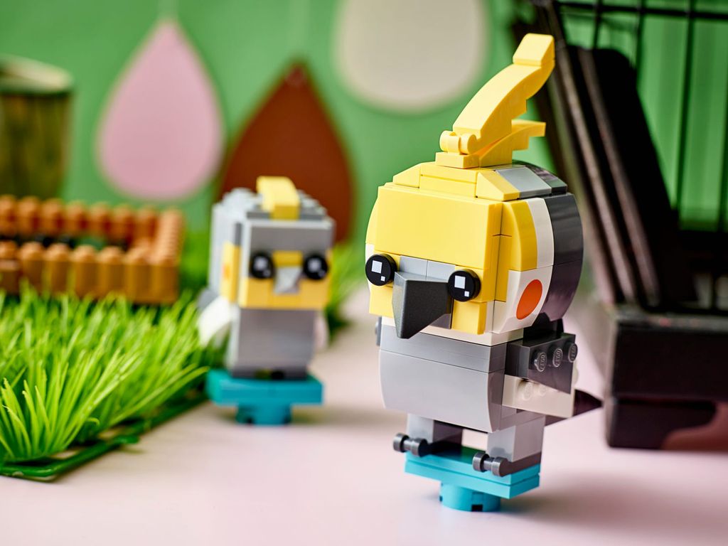 LEGO® BrickHeadz™ Cacatúa jugabilidad