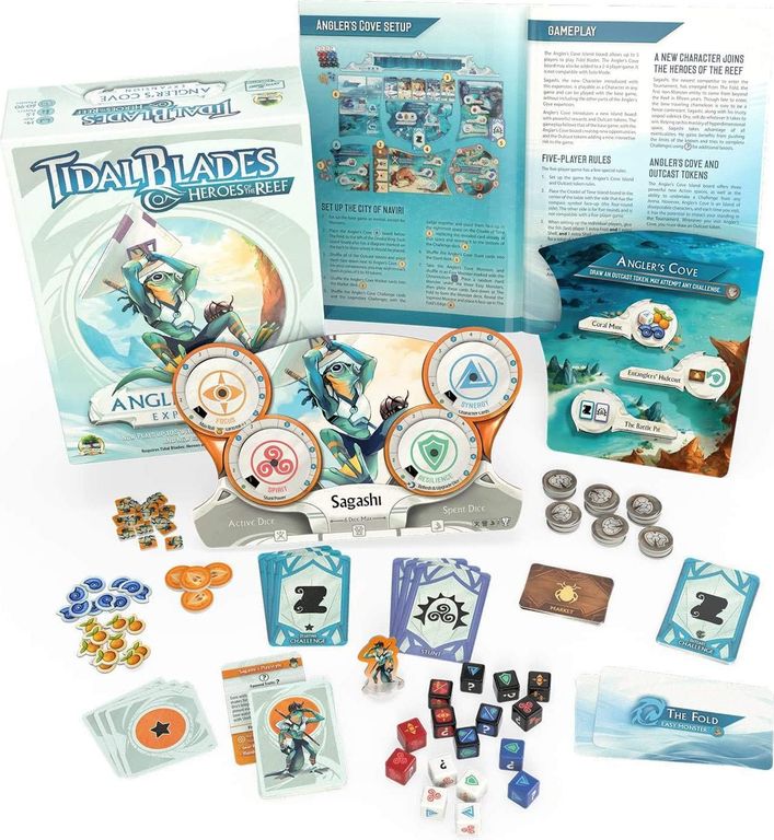 Tidal Blades: Heroes of the Reef – Angler's Cove components