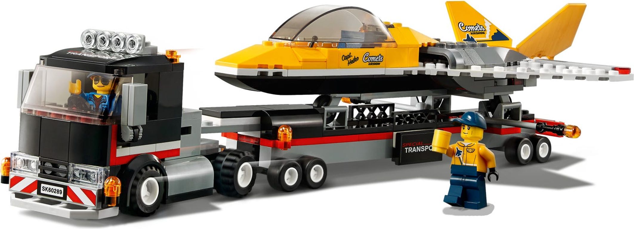 LEGO® City Le transport d'avion de voltige composants