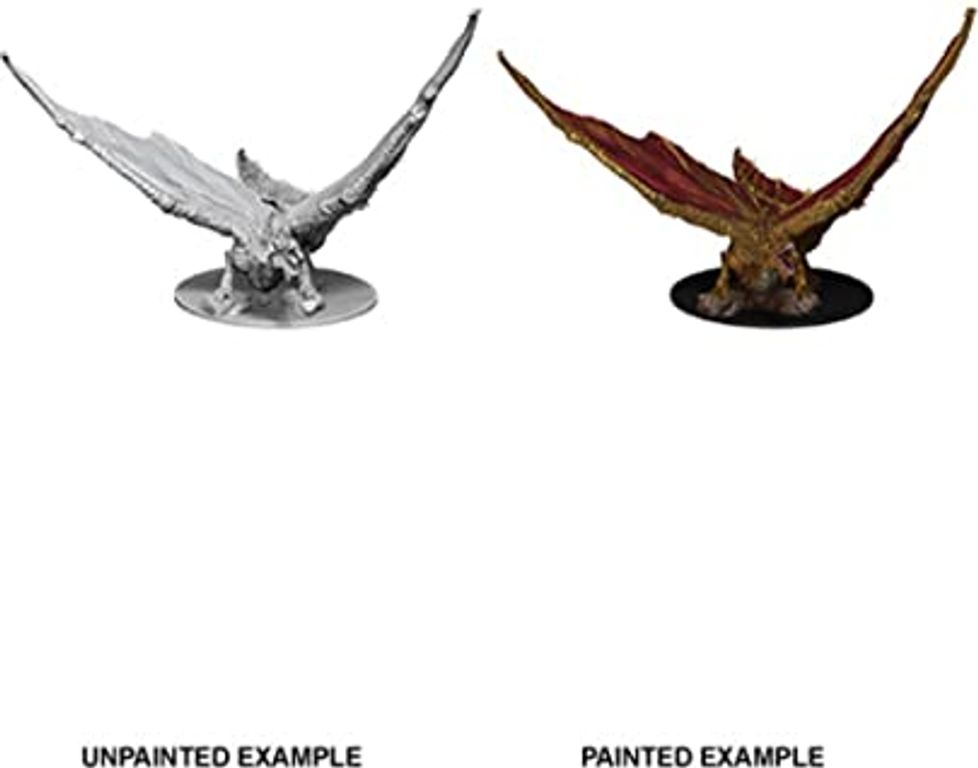 D&D Nolzur's Marvelous Miniatures - Young Brass Dragon miniatura