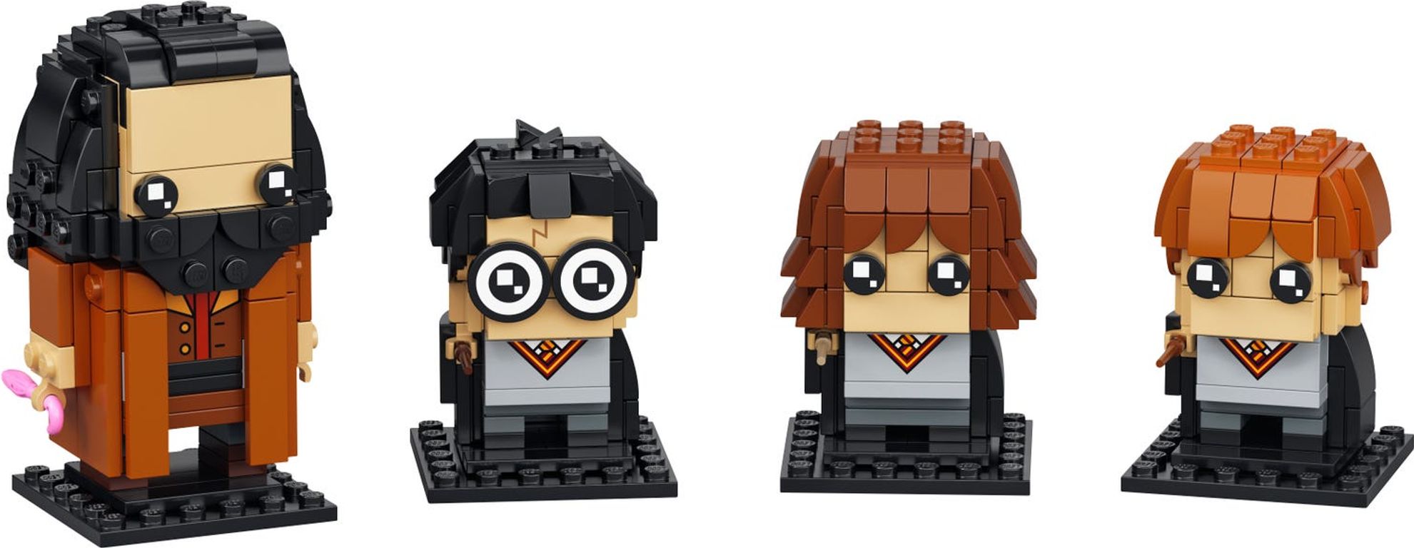 LEGO® BrickHeadz™ Harry, Hermione, Ron e Hagrid™ componenti