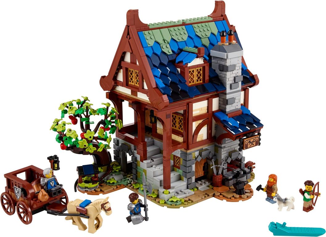 LEGO® Ideas Herrería Medieval partes