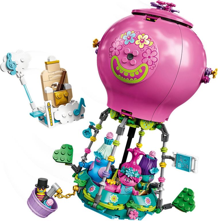 LEGO® Trolls Aventura en Globo de Poppy jugabilidad