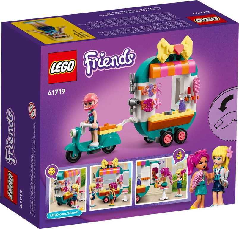 LEGO® Friends La boutique de mode mobile achterkant van de doos