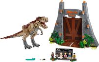 LEGO® Jurassic World Parque Jurásico: Caos del T. rex partes