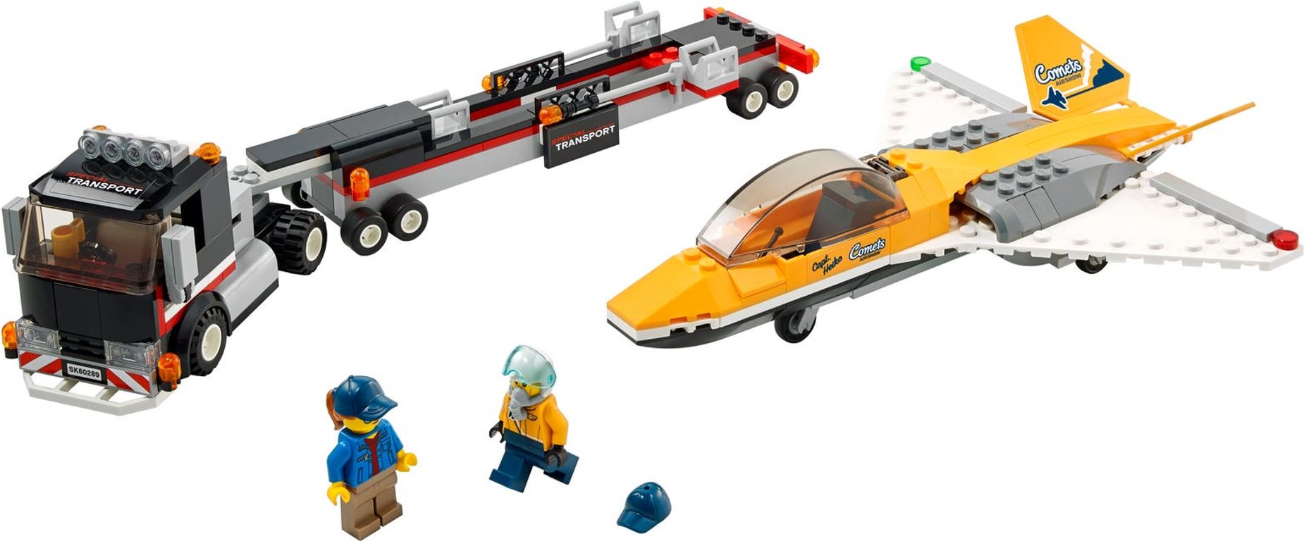 LEGO® City Le transport d'avion de voltige composants