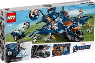 LEGO® Marvel Ultimativer Avengers-Quinjet rückseite der box