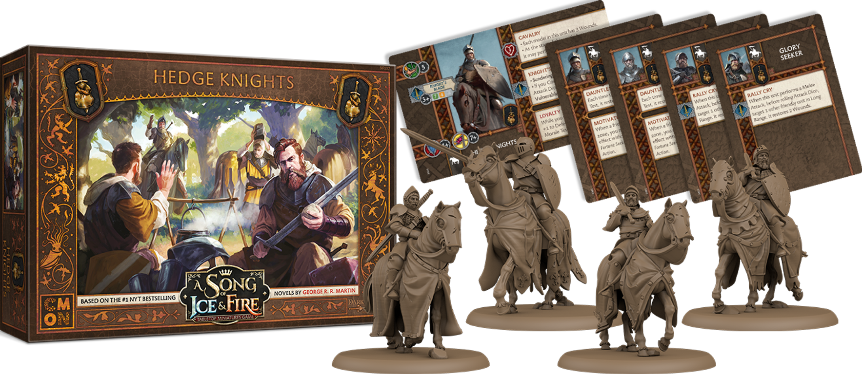 A Song of Ice & Fire: Tabletop Miniatures Game – Hedge Knights komponenten