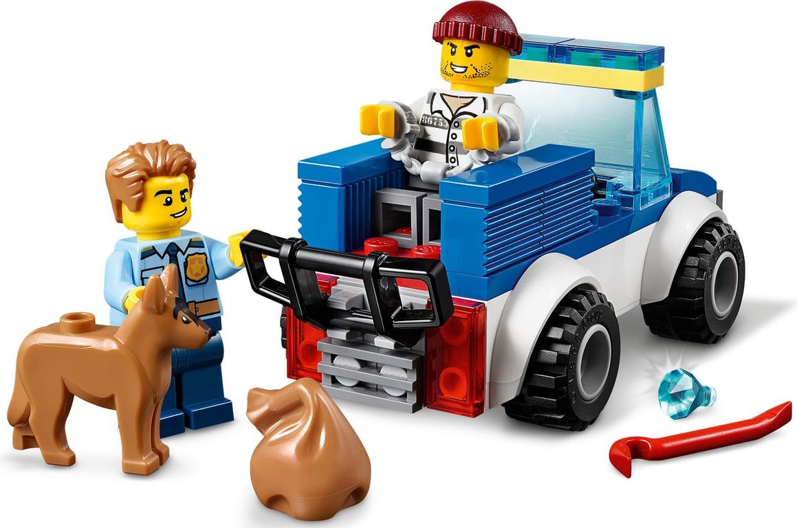 LEGO® City Police Dog Unit components