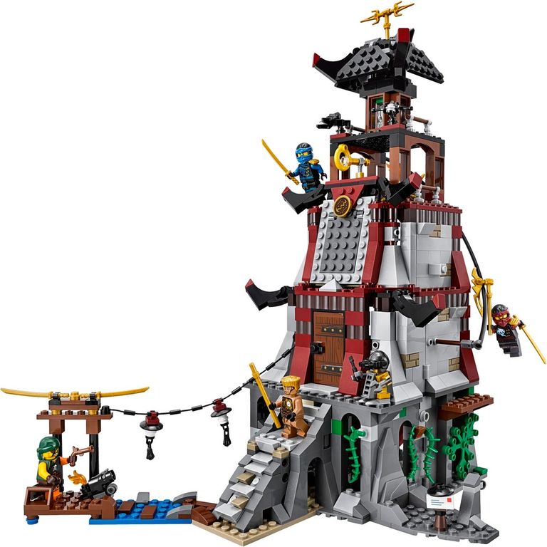 LEGO® Ninjago Belegering van de vuurtoren speelwijze