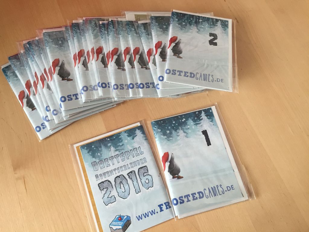 Brettspiel Adventskalender 2016 partes