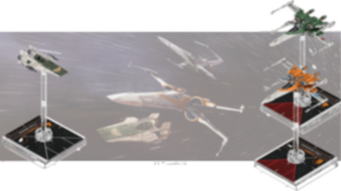Star Wars: X-Wing (Second Edition) – Heralds of Hope Squadron Pack miniatures