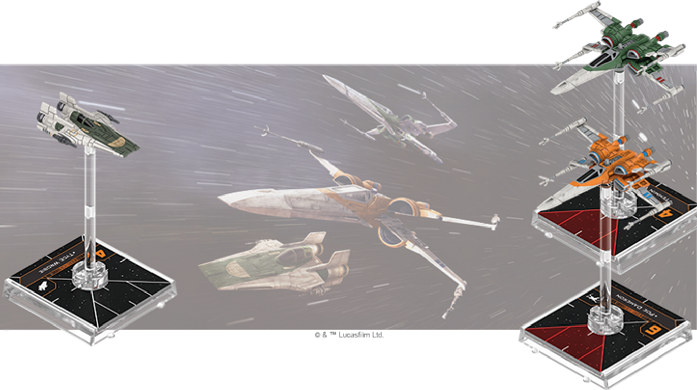 Star Wars: X-Wing (Second Edition) – Heralds of Hope Squadron Pack miniature