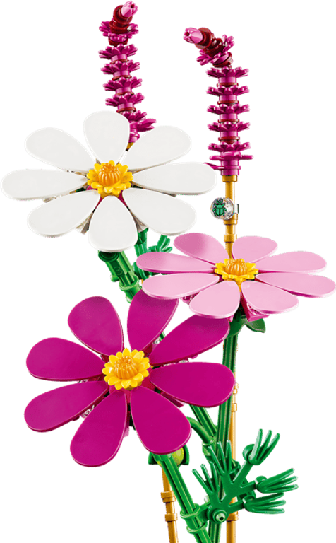 LEGO® Botanicals Cosmos Flowers components