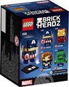 LEGO® BrickHeadz™ Captain America dos de la boîte