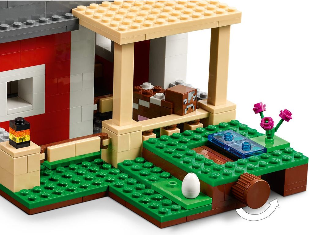 LEGO® Minecraft The Red Barn components