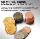 50 Metal Industrial Coin Board Game Upgrade Set