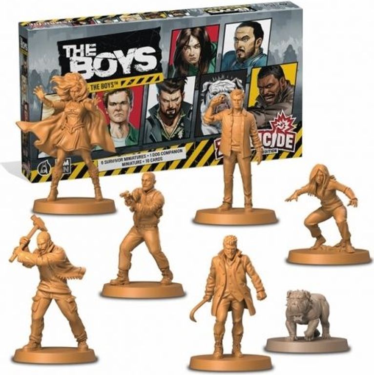 Zombicide: 2nd Edition – The Boys: Pack 2 – The Boys miniaturas