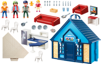 Playmobil® Family Fun FunPark Summerhouse Playbox components