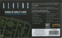 Aliens: Another Glorious Day in the Corps – Heroes of Hadley's Hope rückseite der box