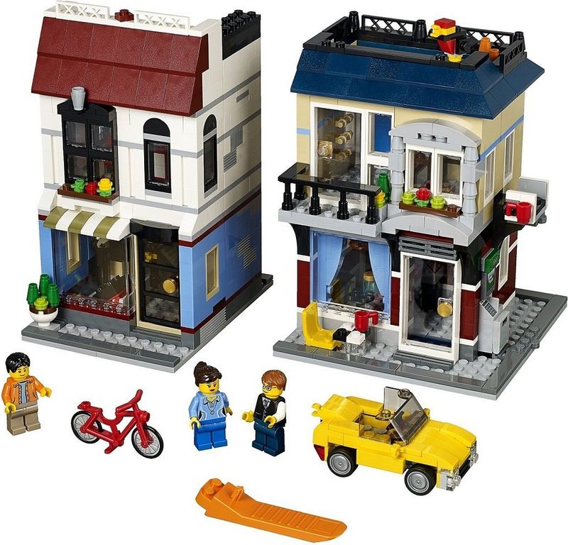 LEGO® Creator Bike Shop & Café components