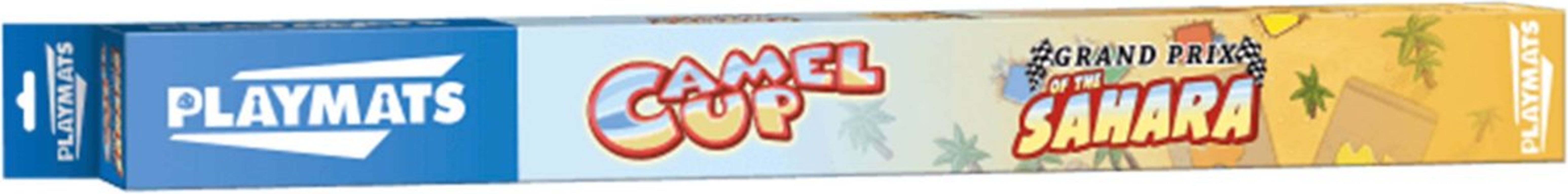 Camel Up playmat: Grandprix of the Sahara box